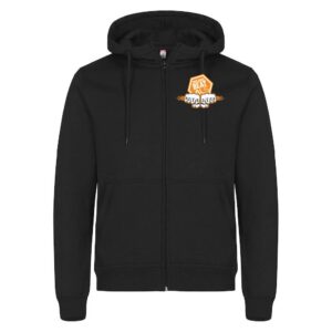 Basic Hoody met rits Unisex